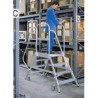 Plate-forme roulante aluminium double accès
