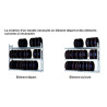 Rayonnage mi-lourd pour stockage de pneus
