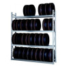 Rayonnage mi-lourd pour stockage de pneus