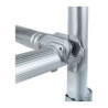 Echafaudage alu pro largeur 0,75 m avec stabilisateurs