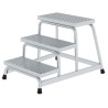 Marchepied aluminium monobloc industriel super-antidérapant R13