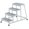 Marchepied aluminium monobloc industriel super-antidérapant R13