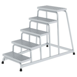 Marchepied aluminium monobloc industriel super-antidérapant R13