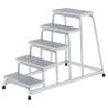 Marchepied aluminium monobloc industriel super-antidérapant R13