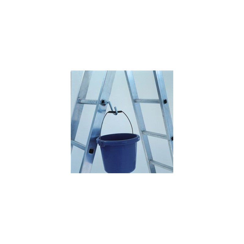 Crochet porte sceau pour échelle aluminium Crochet porte sceau pour échelle aluminium