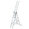 Ensemble échelle transformable 3x2,20 m avec plateau de travail