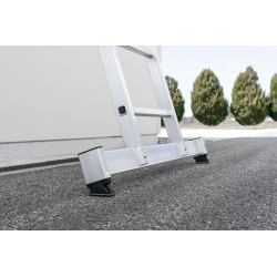 Ensemble échelle transformable 3x2,20 m avec plateau de travail