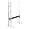 Ensemble échelle transformable 3x2,20 m avec plateau de travail